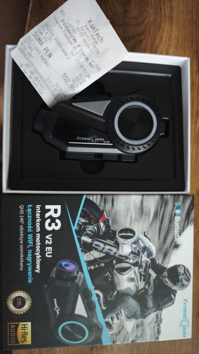 Intercom motocyklowy z kamerą FreedConn R3V2 EU