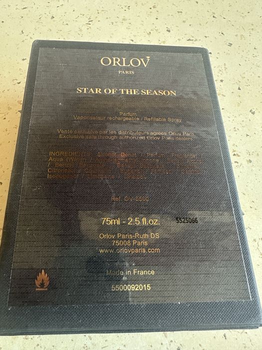 Orlov original made in France VIP parfum