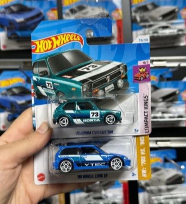 Conjunto 2 Honda  hot wheels