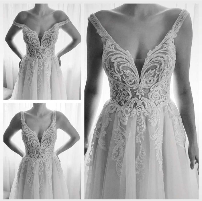 Suknia ślubna princess litera A