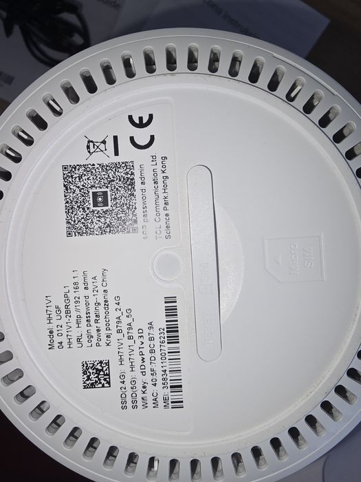 Router Cat7  ALCATEL HH71V1.