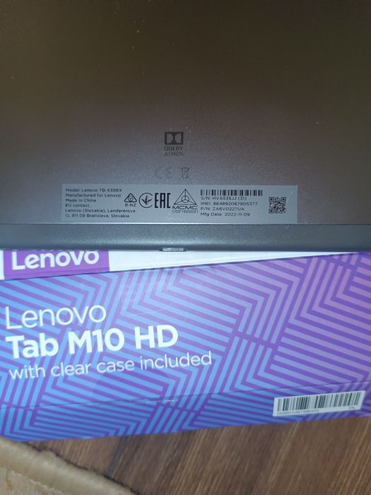 Планшет Lenovo Tab M10 HD.