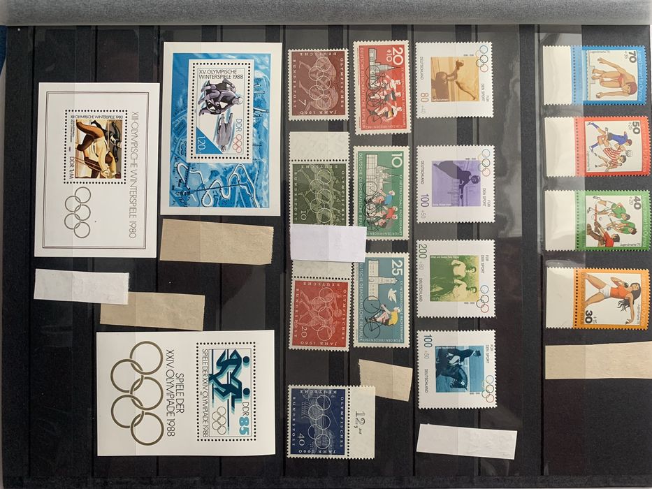 Почтовые марки «Спорт»иностр.не гашен(чистые)