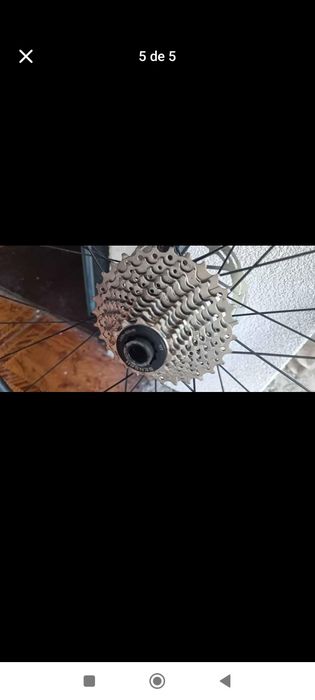 Rodas bicicleta estrada Merida cassete e discos novos