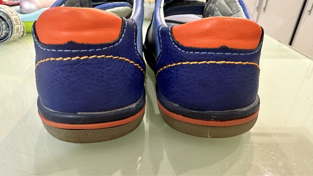 Туфли кожаные, кроссовки, ботиночки, размер 24