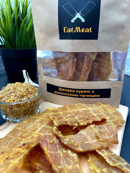 Джерки, кабаноси, м'ясні снеки, закуска до пива