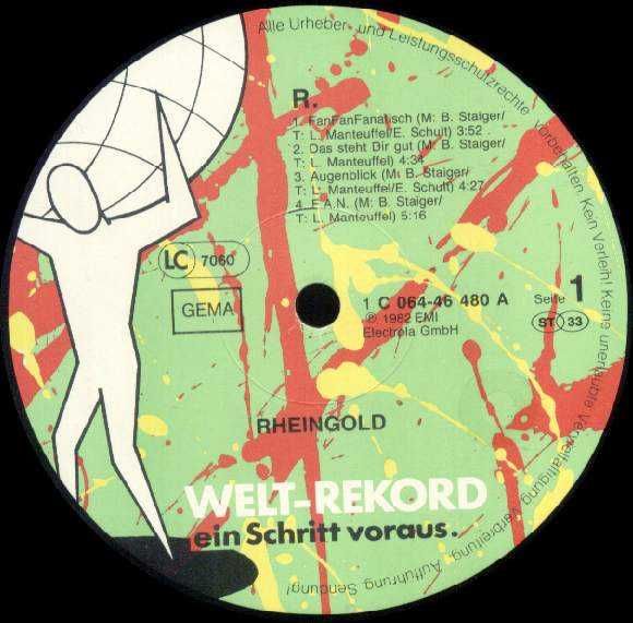 Rheingold – R. [Vinyl LP 1982]