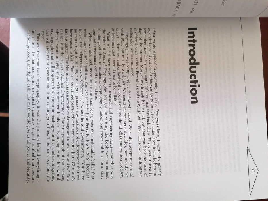 Livro Applied Cryptography, de Bruce Schneier-NOVO