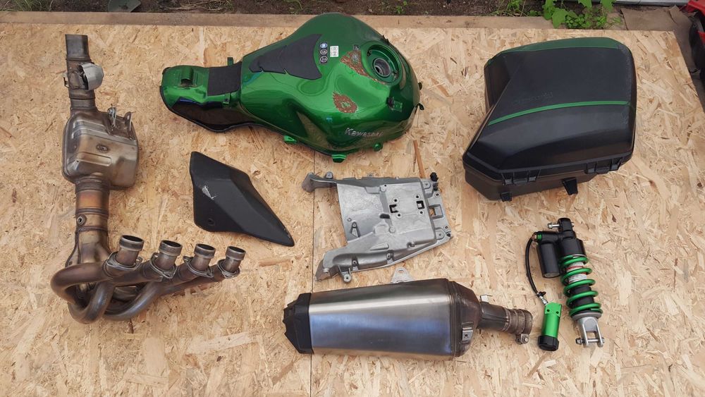 Ninja H2 SX se czujnik wiazka wentyalator przelacznik manetka lampa