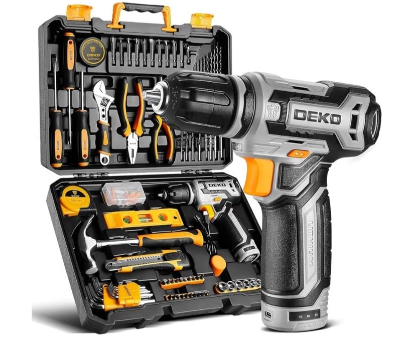 "DEKO" набір,шуруповерт акумуляьорний Новий