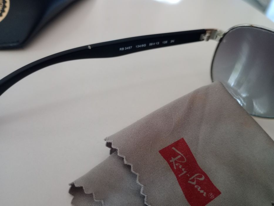 Ray-Ban RB3457 134/8G okulary pilotki orginal.