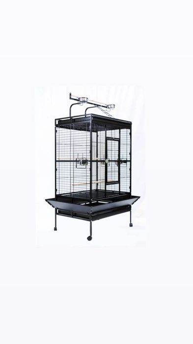 Gaiola grande Papagaio com poleiro - PORTES GRÁTIS