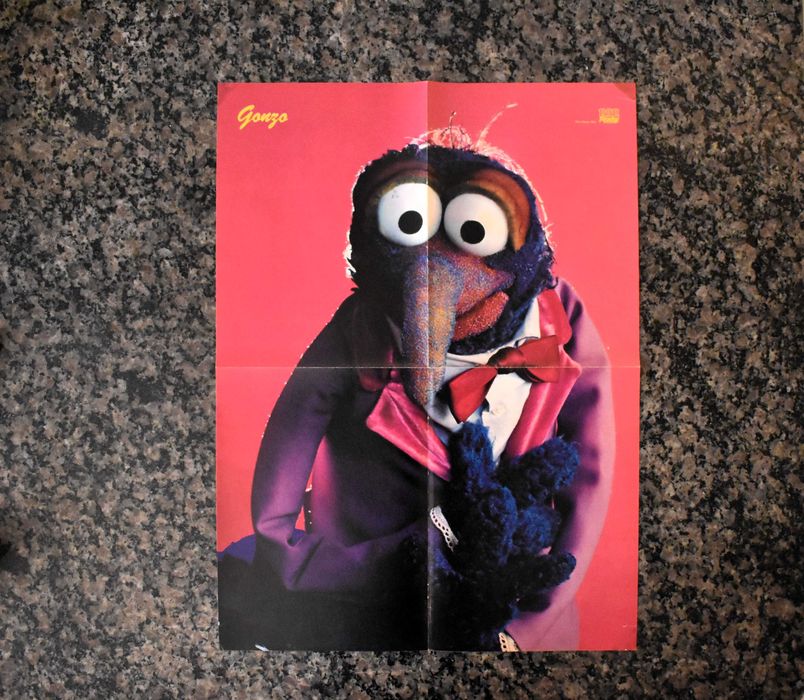 Poster Vitange - Muppet Movie - Gonzo / Foto da autoria de Peter Mazel