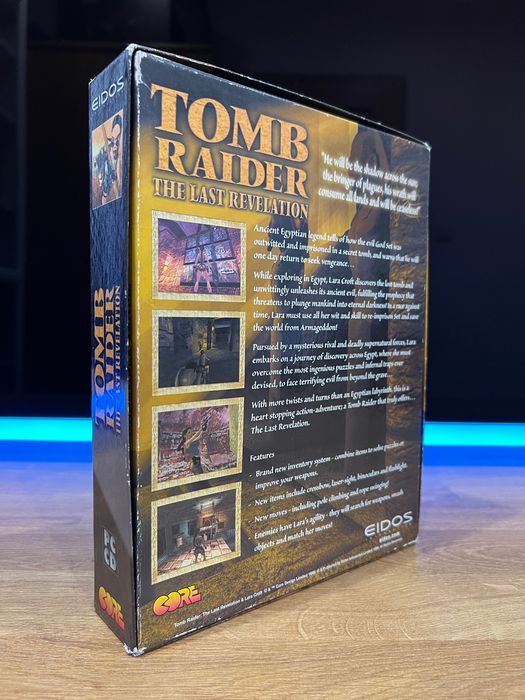 Tomb Raider IV gra (PC EN 1999) BIG BOX premierowe wydanie