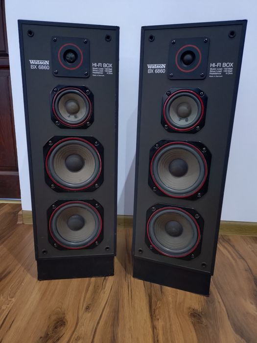 WATSON BX 6860 kolumny głośniki 4:way bass reflex Wysyłkąa