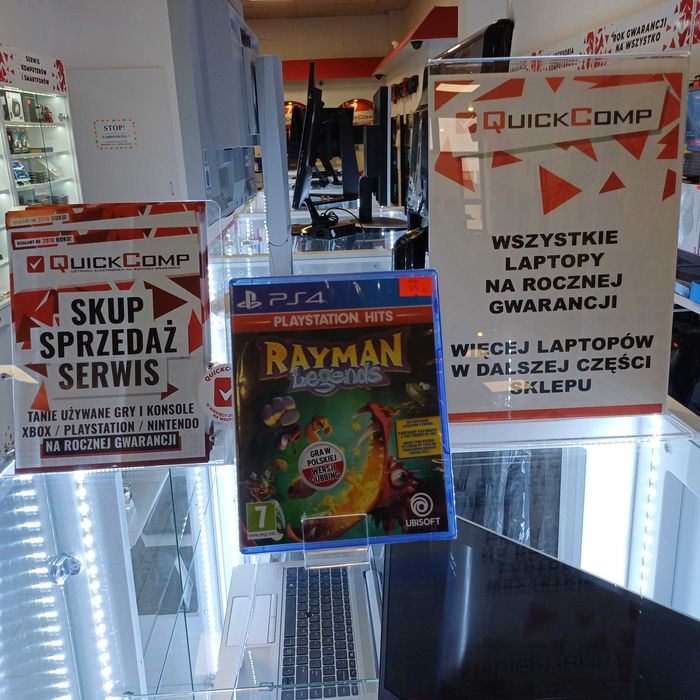 Gra PlayStation 4 PS4 / PS5 NOWA Rayman Legends PL Gwar 1 Rok