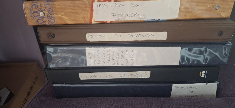 Coleção Gigante de Postais Antigos (+- 4000Postais em 14 Dossiês Organizados)
