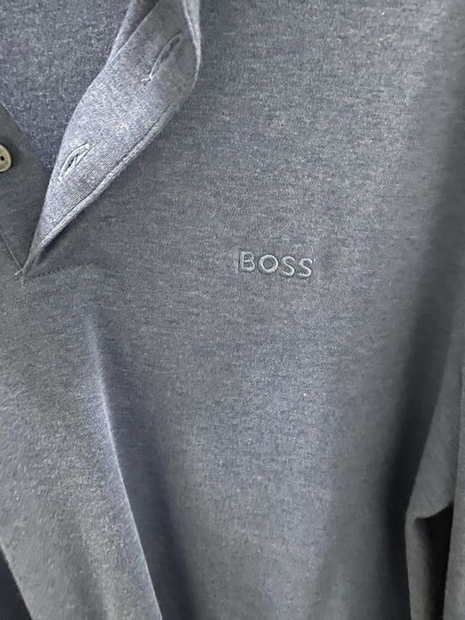 Polo Boss homem azul