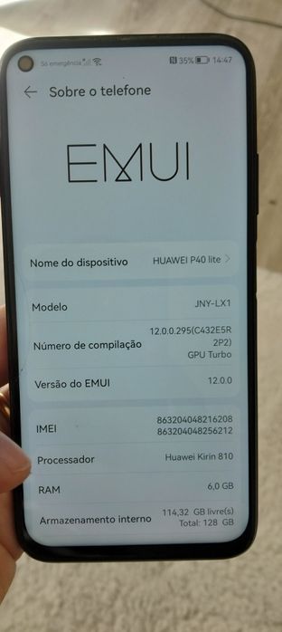 Telemóvel Huawei P40 Lite