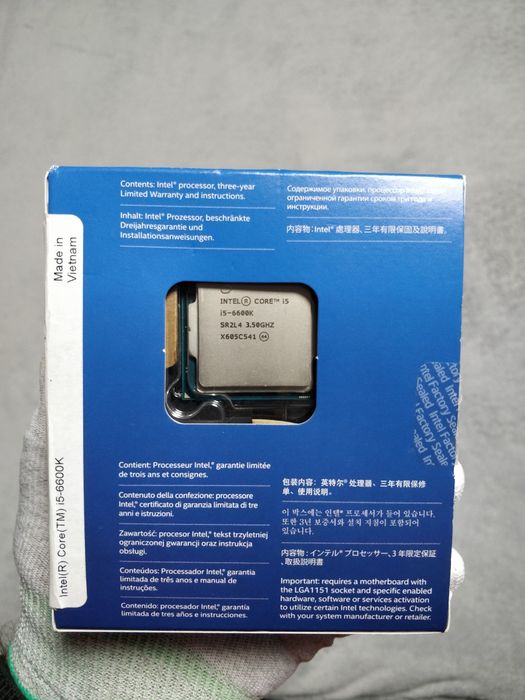 Процессор Intel Core i5-6600K 3.5GHz/6MB s1151