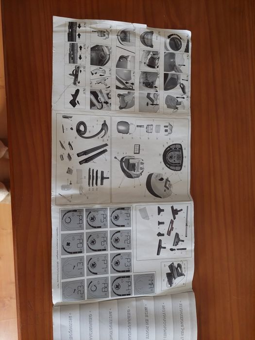 Aspirador Vaporetto Lecoaspira+acessórios+suporte+ferro de engoma