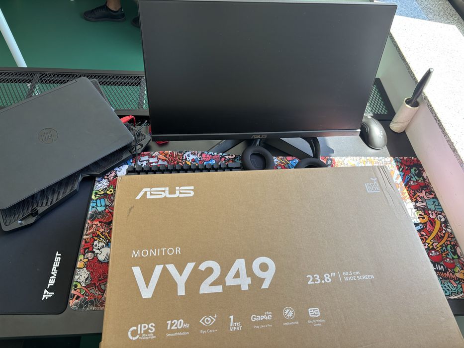 Monitor asus 120hz 0,5ms VY249 NOVO