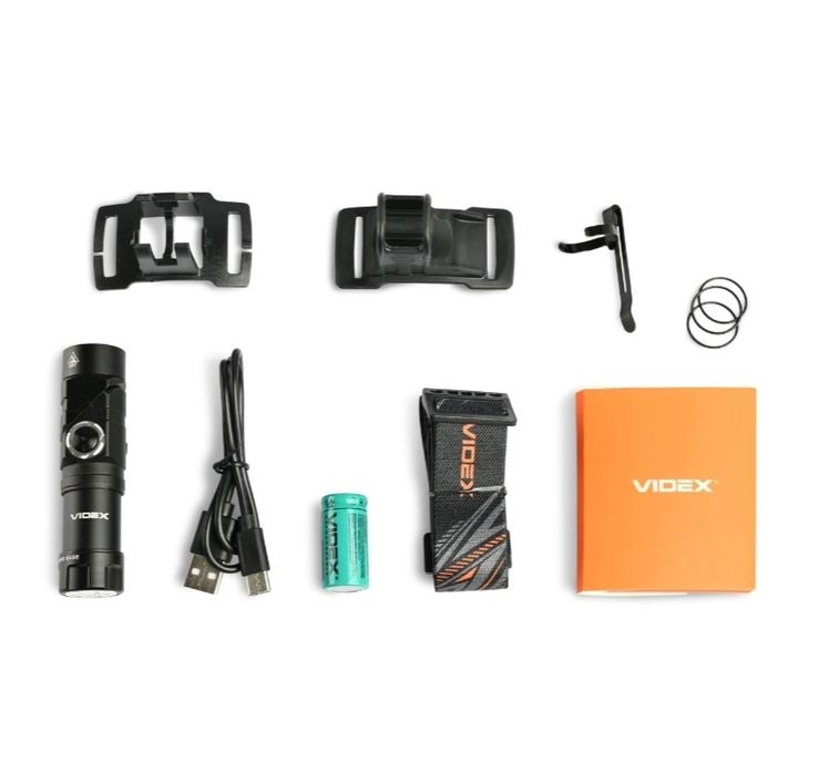 Портативний світлодіодний ліхтарик VIDEX VLF-A244RH 600Lm 5000K