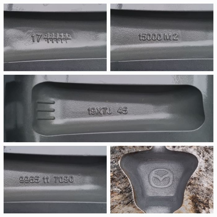 Koła Letnie Alu z czujnikami 19" Mazda CX-5 CX5 5x114,3 Oryginalne