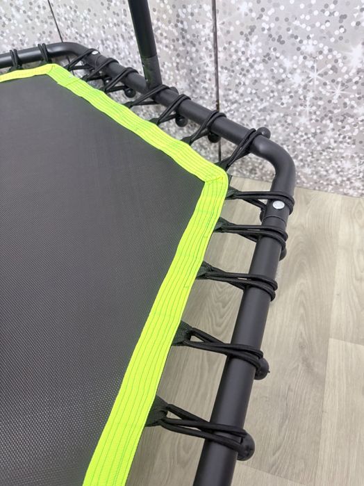 Батут для занять фітнесом із ручкою FunFit 127 см Green