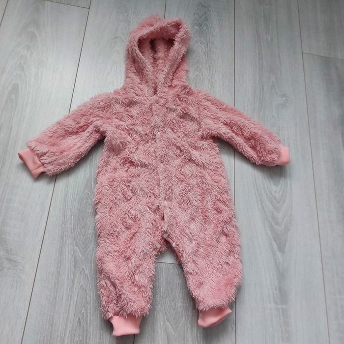 Теплий комбінезон ромпер для дівчинки 3-6 міс 68 розмір