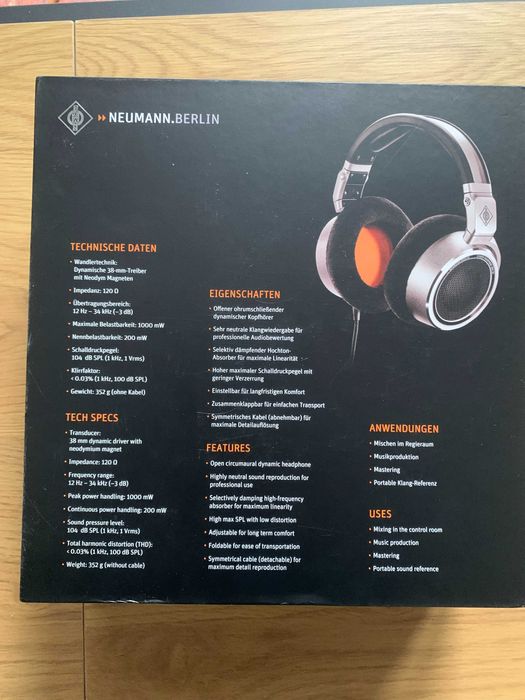 Neumann NDH 30 – referencyjne słuchawki studyjne