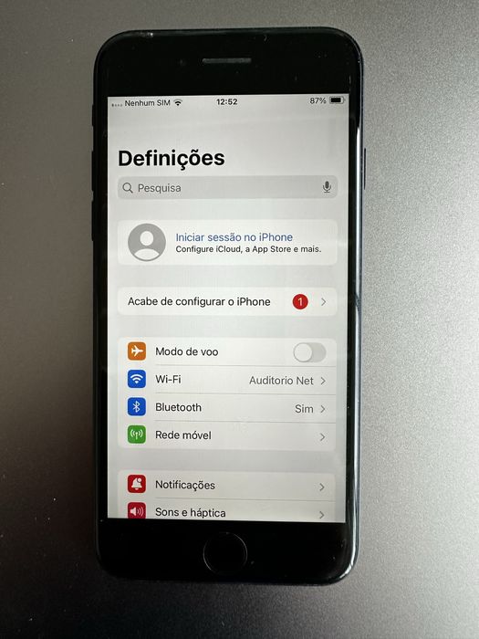 Iphone se 2a geracao com vidro traseiro partido