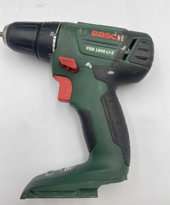 Wkrętarka Bosch PSR1800 LI-2 + aku, ładowarka, walizka