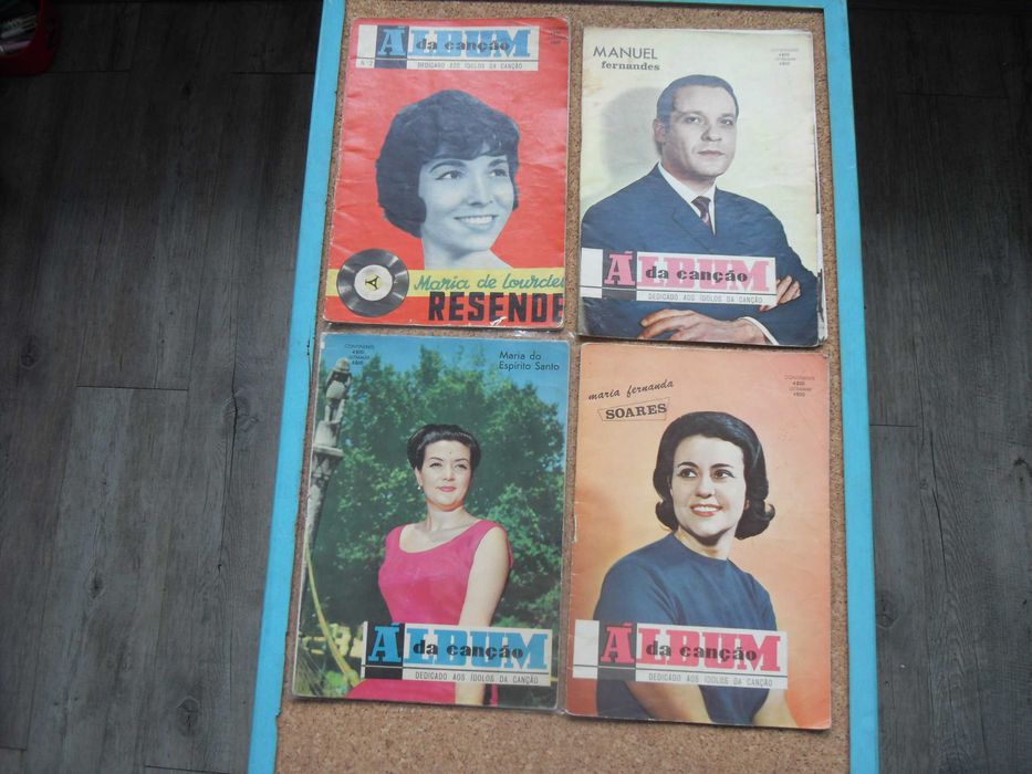 ÁLBUM DA CANÇÃO revistas de música anos 60