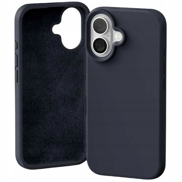 Etui Mercury Silikon Case Do Iphone 16 Z Mikrofibrą Silicone Miękkie