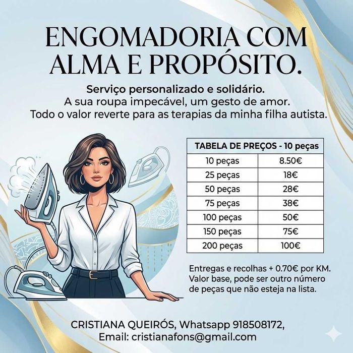 Roupa Impecável e Mais Tempo para Si – Serviço com Causa Especial