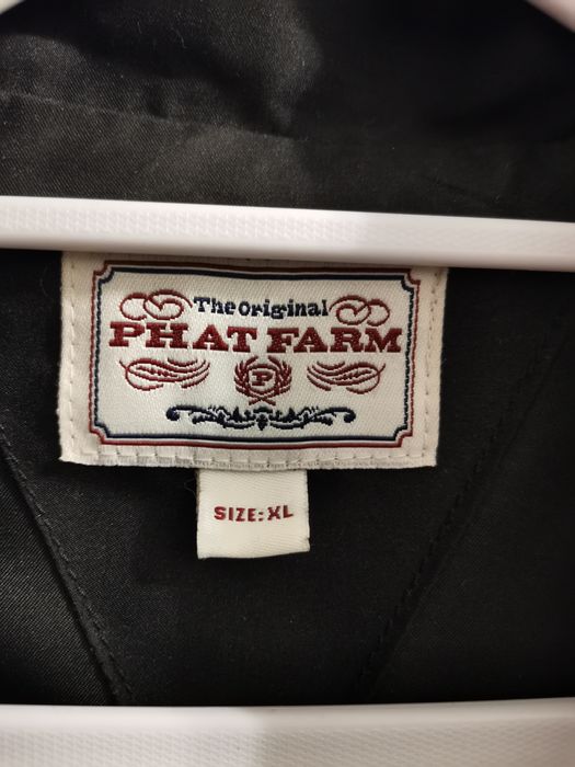 Phat Farm kurtka męska vintage czarna streetwear / hip hop Y2K (rare)