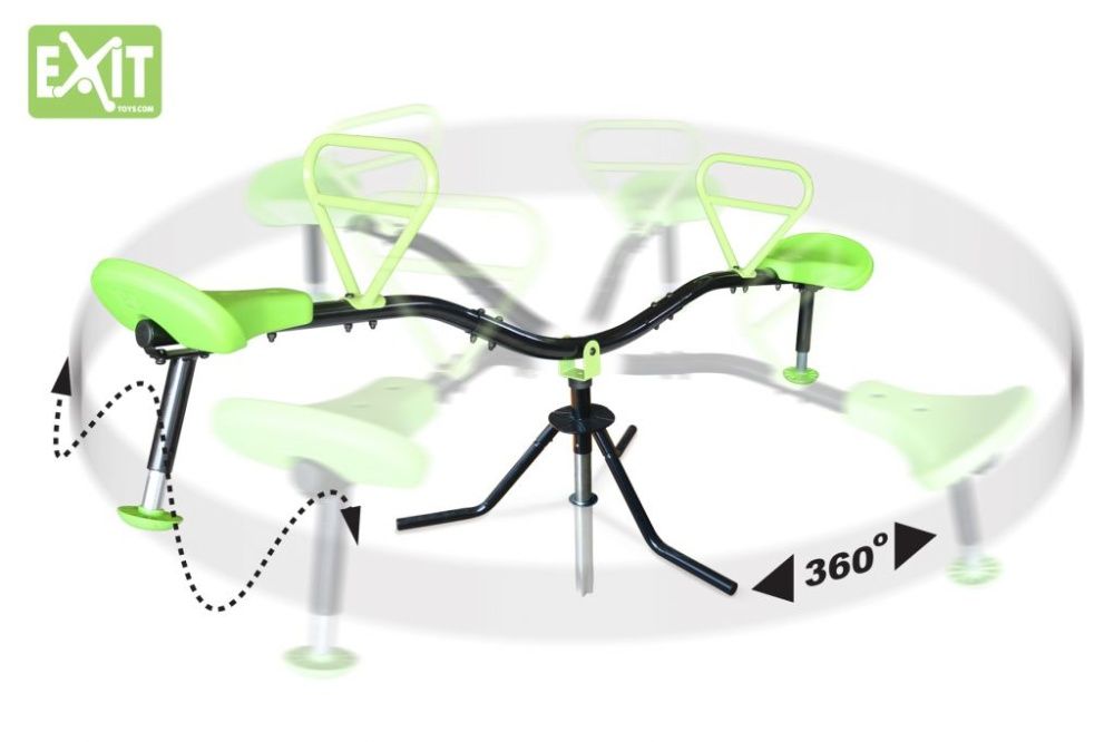 EXIT HUŚTAWKA Karuzela 2w1 spinner