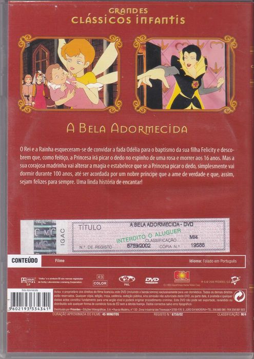 DVD - A Bela Adormecida