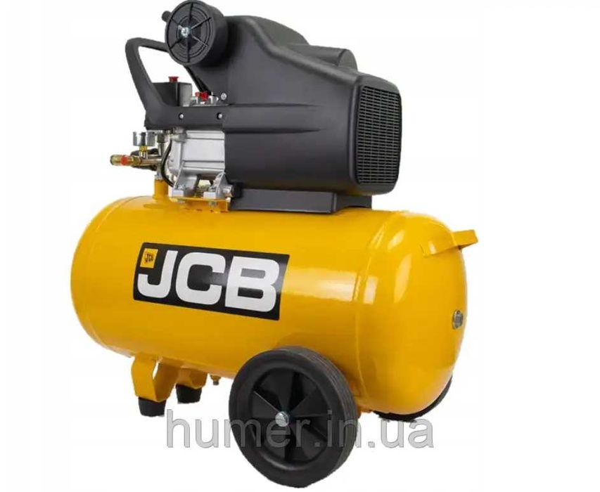 Компресор повітряний масляний JCB 50 л 8 атм 257 л/хв 1.8 кВт клапан