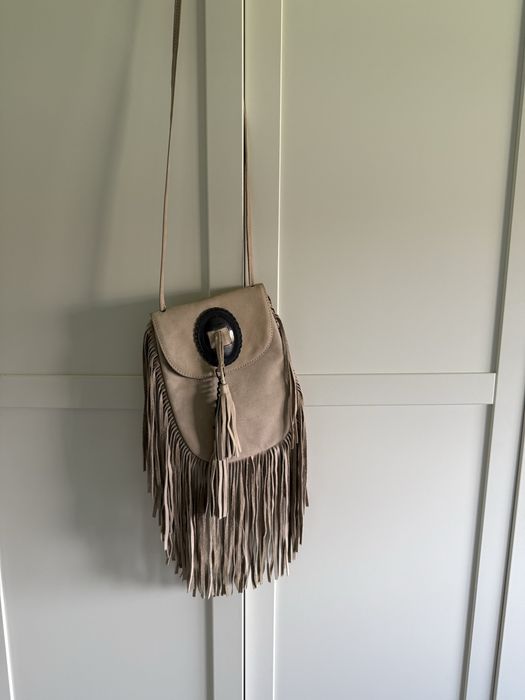 Torebka boho fredzle na ramie