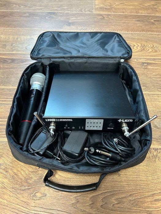 Бездротовий мікрофон LEM L3000SD UHF / Професійна система / Італія