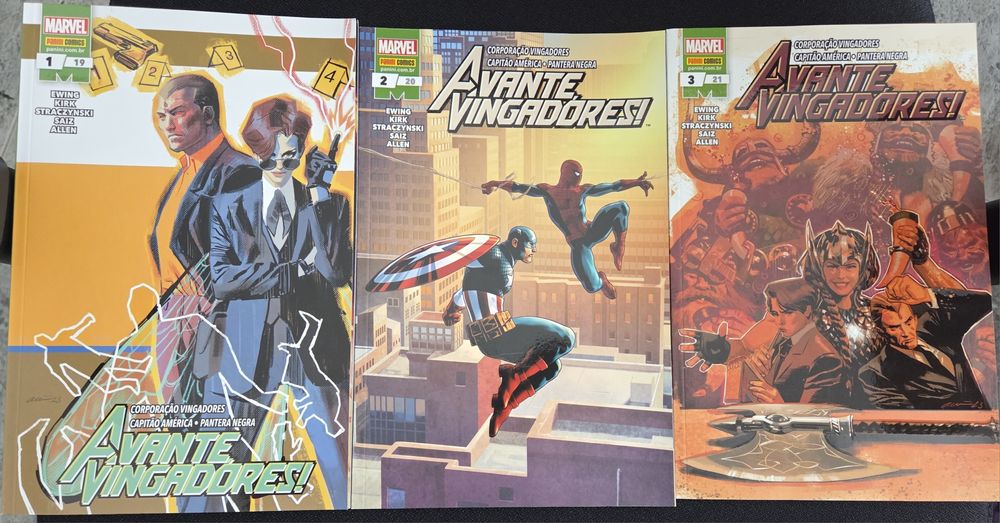 Livros Avante Vingadores nova fase