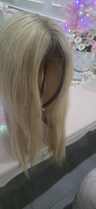 Topper naturalny hairlux Lata 45 cm