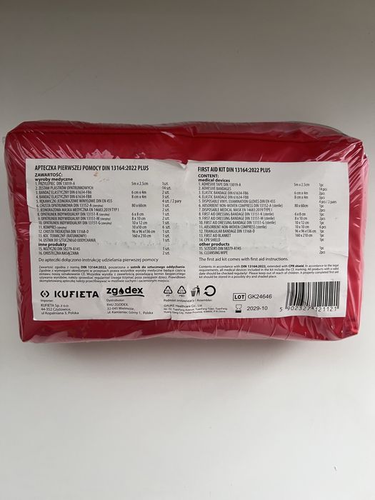Apteczka pierwszej pomocy