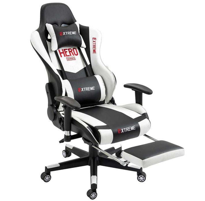 Fotel Gamingowy dla graczy EXTREME HERO White
