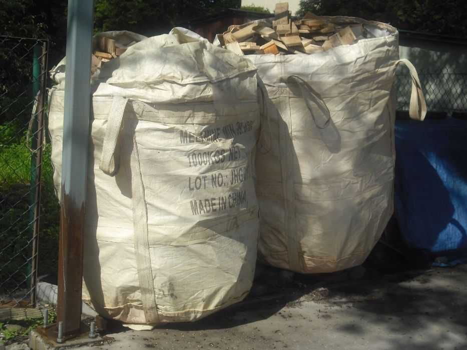 Drzewo opałowe - suche pocięte palety, worki big bag, transport