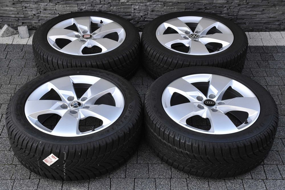 OEM Felgi AUDI A3 8P 8V A4 B5 B6 B7 Q2 VW Golf Passat T-Roc Seat Leon Skoda Octavia 17"
