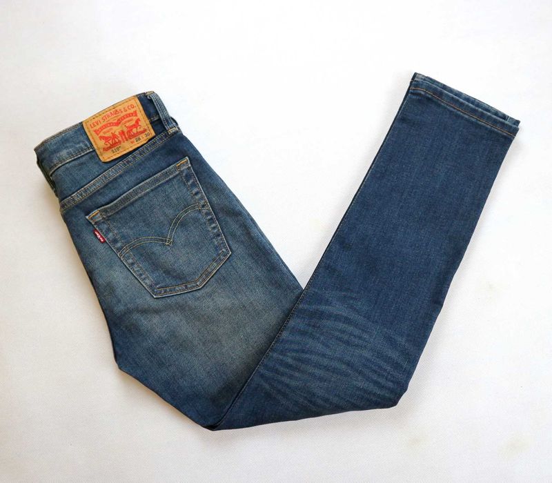 Levis 510 Skinny spodnie jeansy W28 L30 pas 2 x 38/40 cm