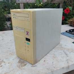 Kit PC Retro Socket 7: Pentium MMX 166 + AWE64 + Matrox PCI + Caixa e Fonte AT